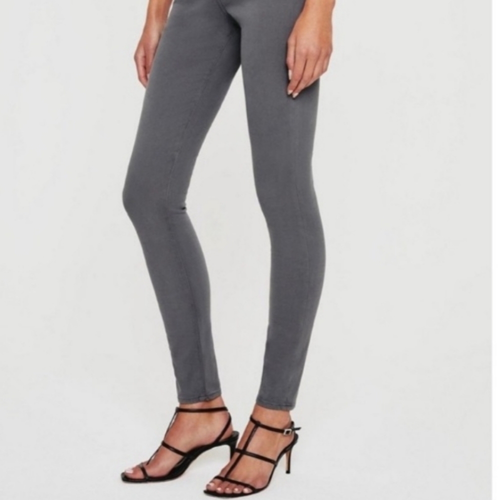 NWT AG Adriano Goldschmied Grey Farrah High Rise Skinny Jean   Size 26
